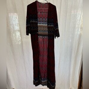 Women's button up maxi dress